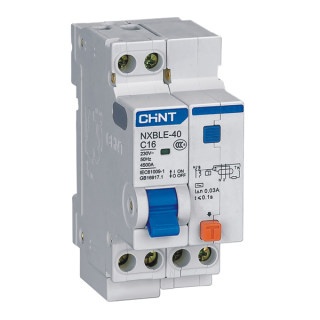 NXBLE-40 Residual Current Operated Circuit  Breaker (RCBO)