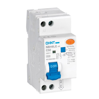 NBH8LE  Residual Current  Operated Circuit Breaker  with over-current protection  (Electronic)
