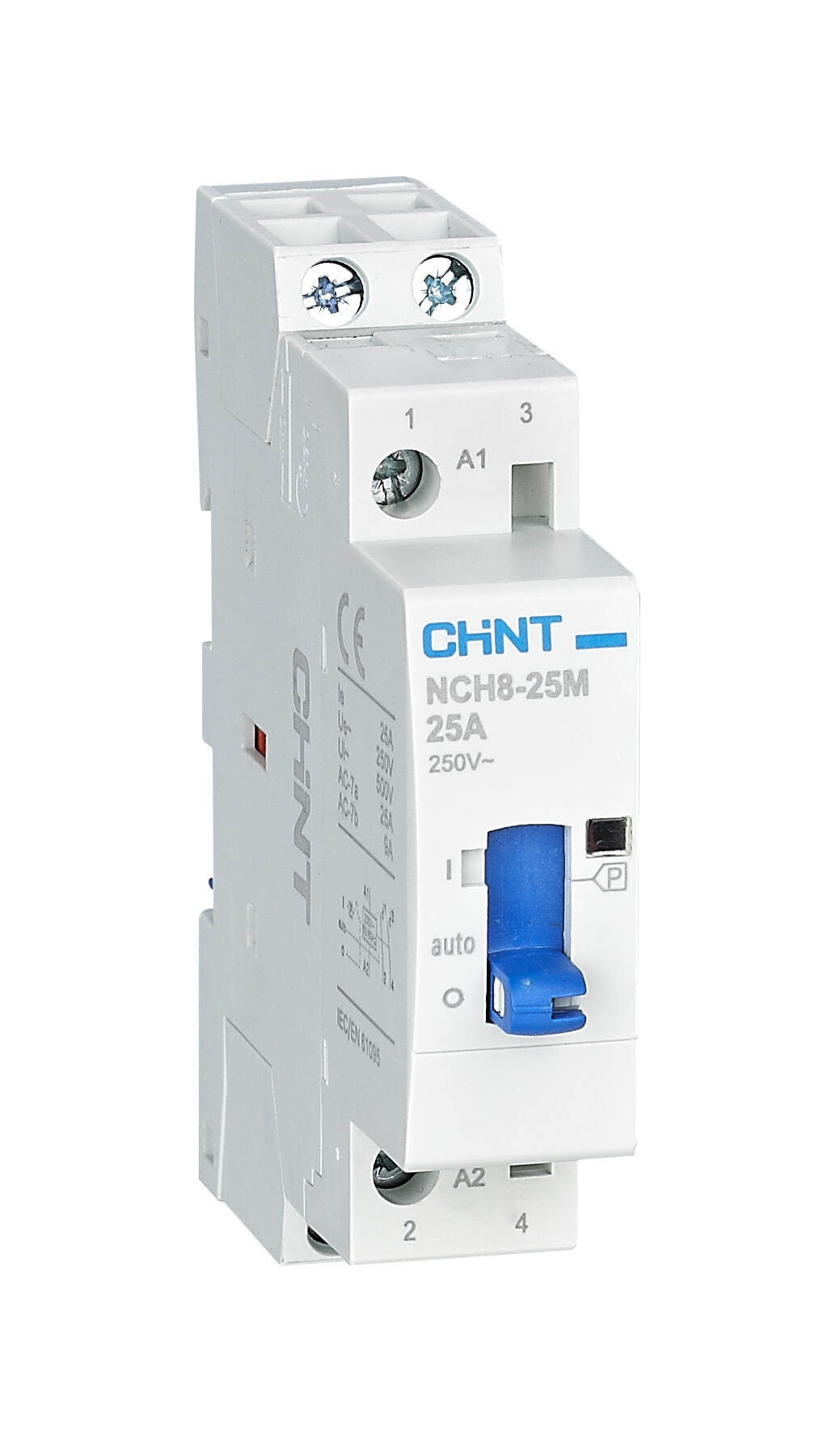NCH8-M modular contactor with manual operation 16-63A