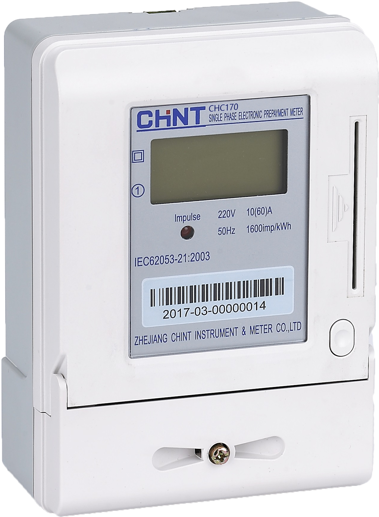 CHC170 Single Phase Smart Card Meter