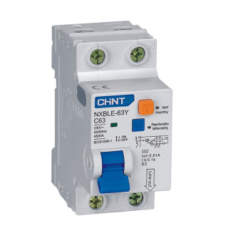 NXBLE-63Y Residual Current Operated Circuit  Breaker (RCBO)