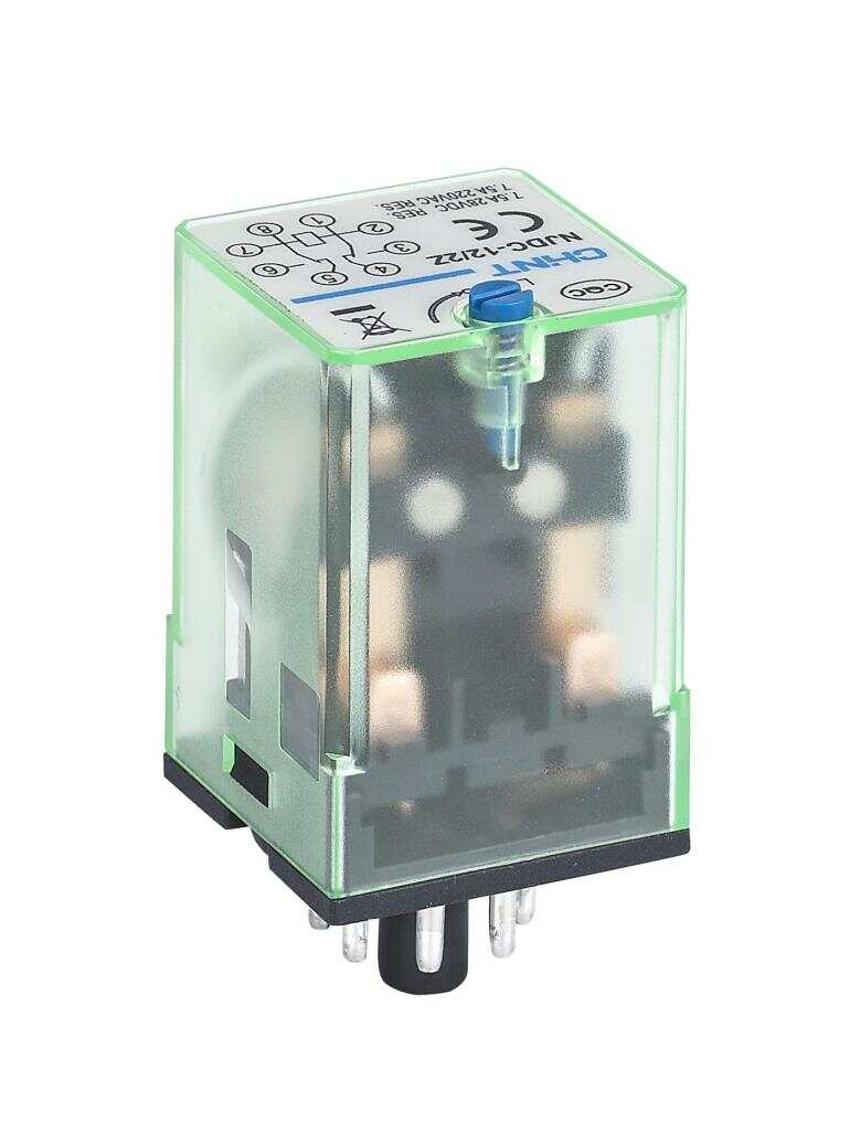 NJDC-12 Small Electromagnetic Relay with Test Button